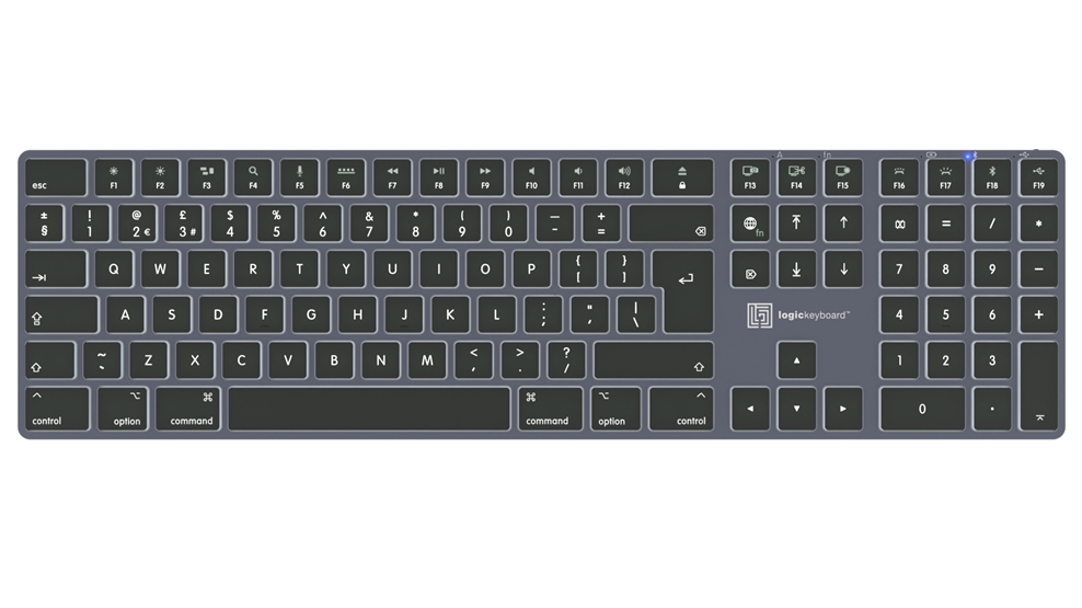 MacOS keyboard<br>TITAN Slimline Keyboard – Mac<br>UK English